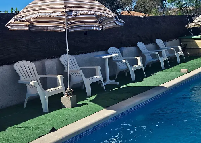 Сasa de vacaciones Donde Javi Con Piscina 50 Minutos Madrid En Escalona *